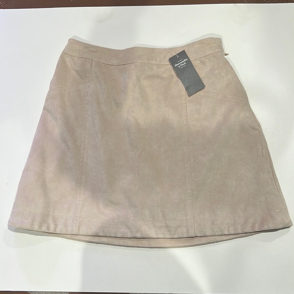 Abercrombie & Fitch Suede Mini Skirt 00